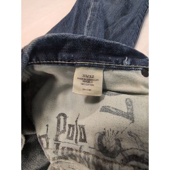 Polo Ralph Lauren Jeans RL Slim  381 Straight Mens 35x32 Denim Medium Wash - Picture 12 of 16